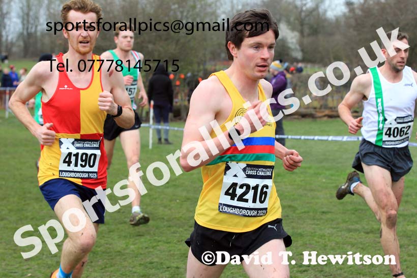 Senior Mens 2023 UK CAU Inter Counties Cross Country Champs, Prestwold Hall, Loughborough. Photo: David T. Hewitson/Sports for All Pics